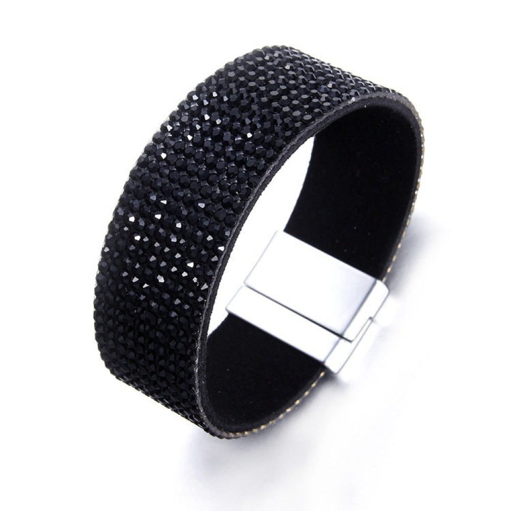 4-piece buckle leather bracelet diy crystal bracelet pendant