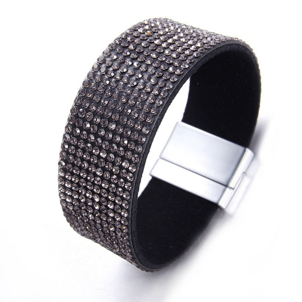 4-piece buckle leather bracelet diy crystal bracelet pendant