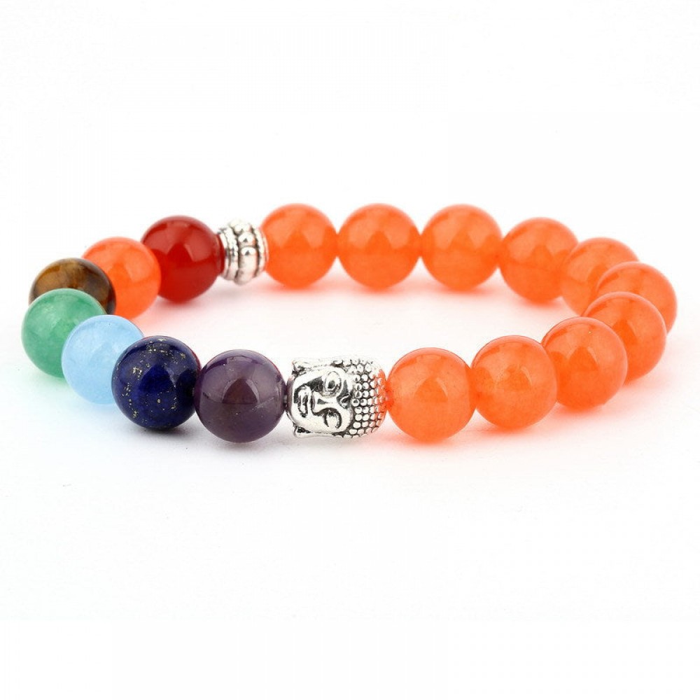 Green Aventurine Onyx Volcanic Stone Beads Bracelet
