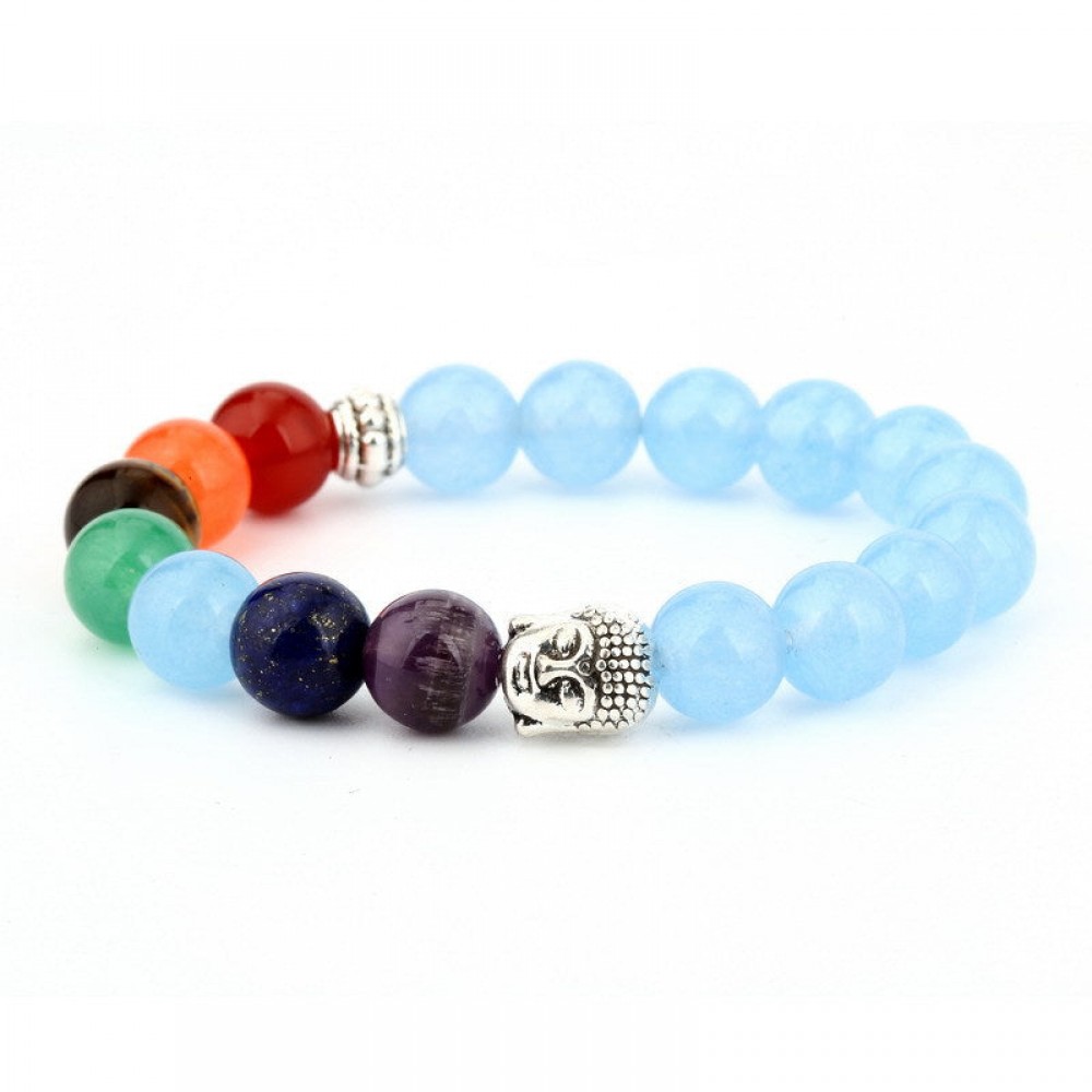 Green Aventurine Onyx Volcanic Stone Beads Bracelet
