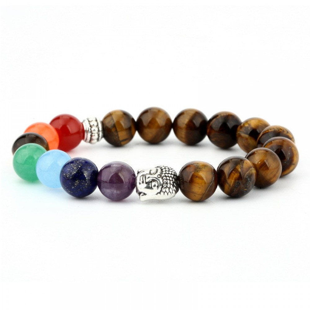 Green Aventurine Onyx Volcanic Stone Beads Bracelet
