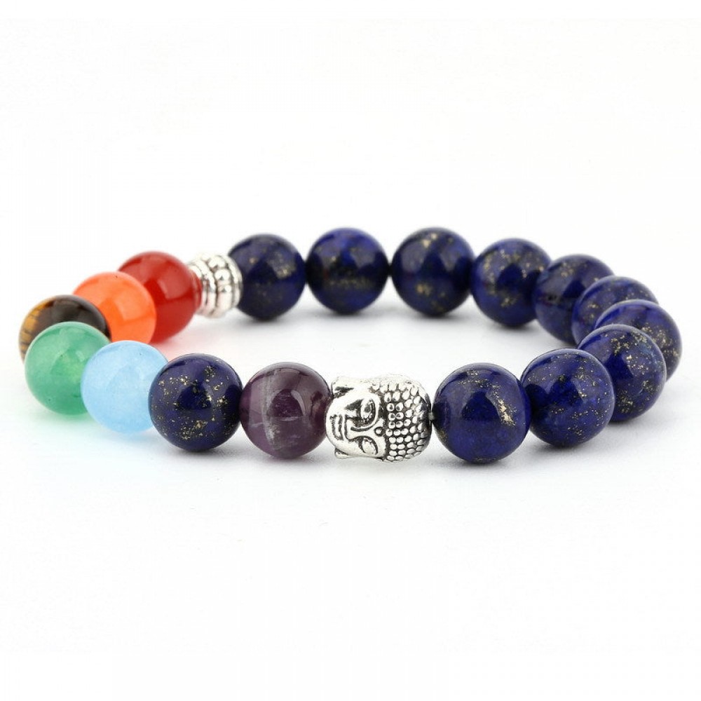 Green Aventurine Onyx Volcanic Stone Beads Bracelet