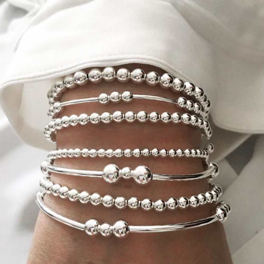 Niche creative design temperament beaded bracelet set sweet 
