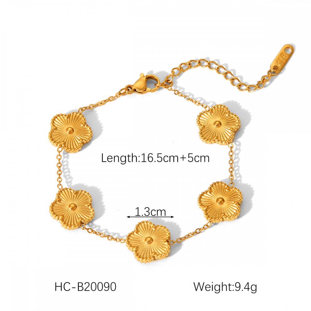 Hot Selling 18K Gold Plated Bracelet Stainless Steel Bracele
