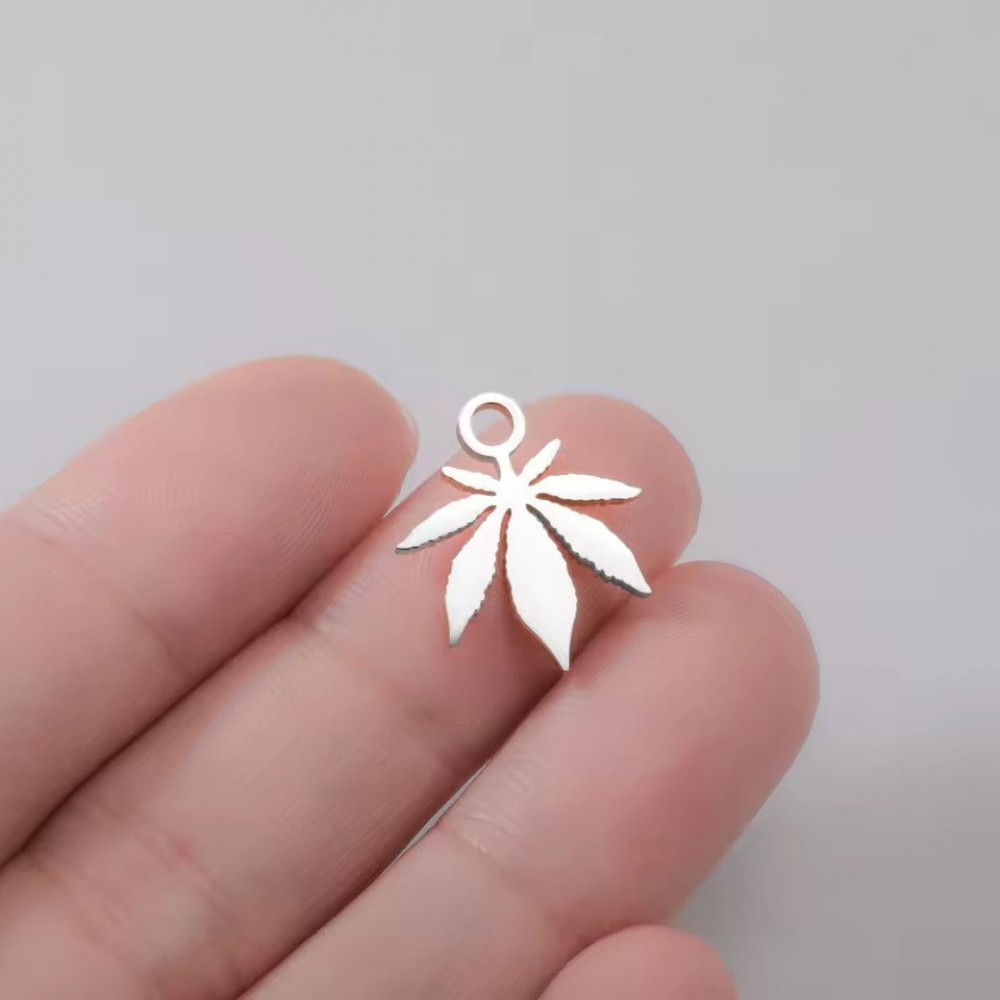 18k gold five-pointed star pendant handmade diy bracelet cha