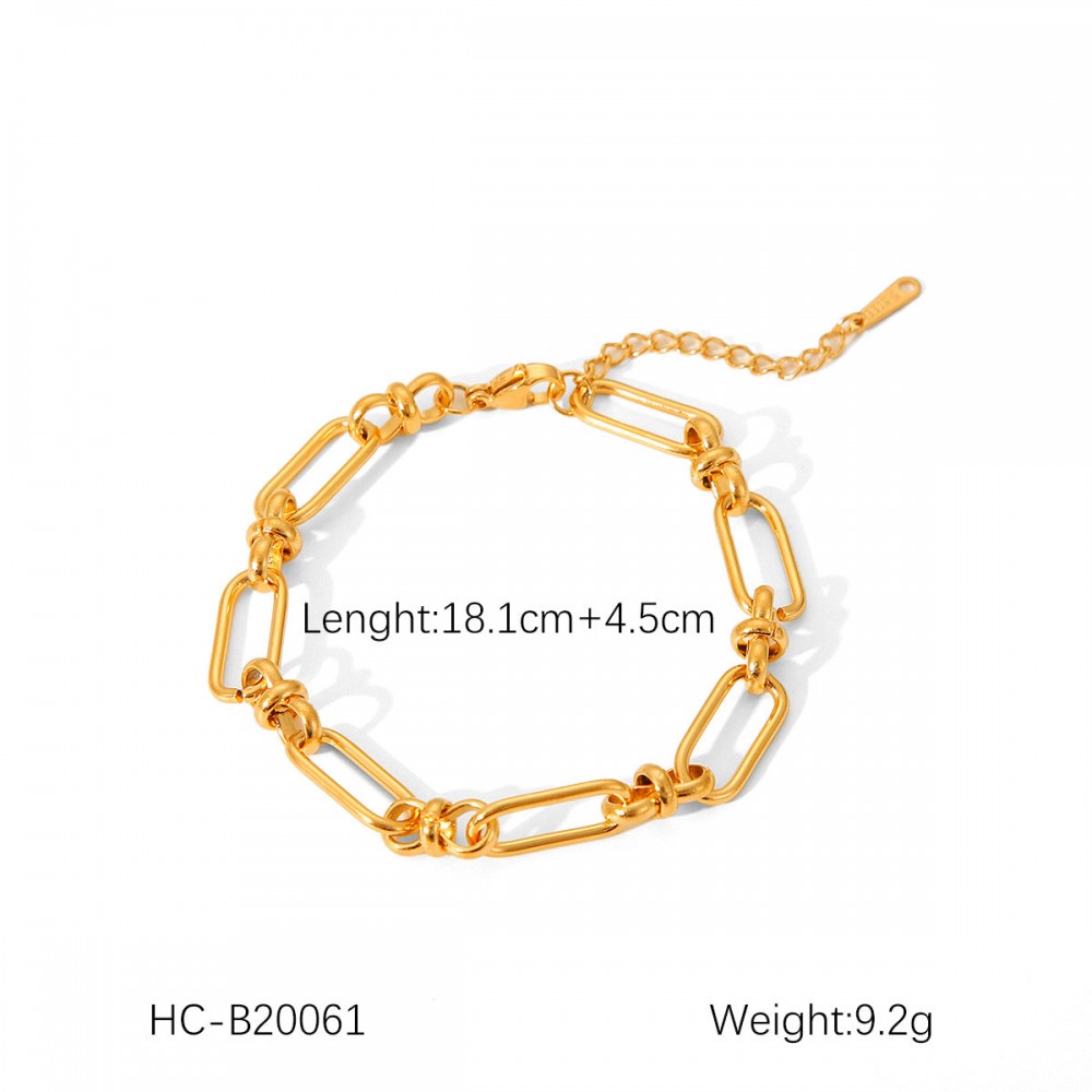 Hot Selling 18K Gold Plated Bracelet Stainless Steel Bracele