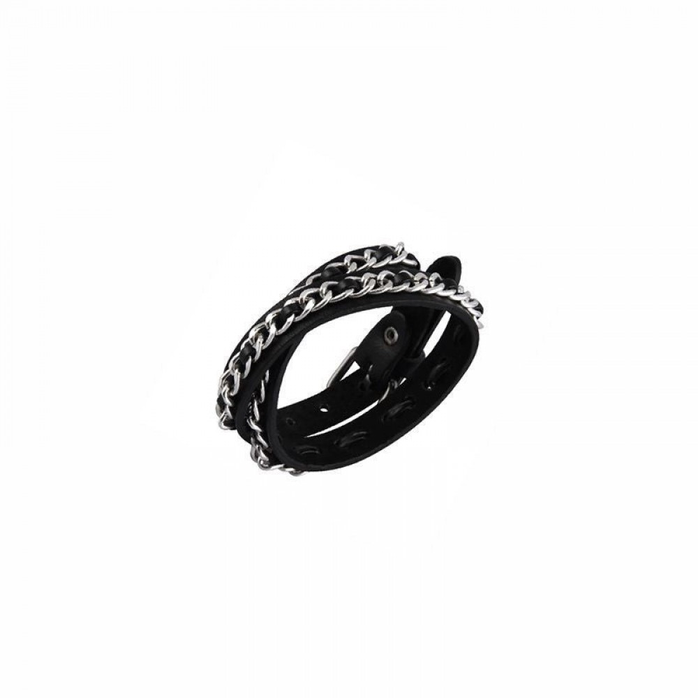 Rivet Subculture Star Pure Leather Bracelet