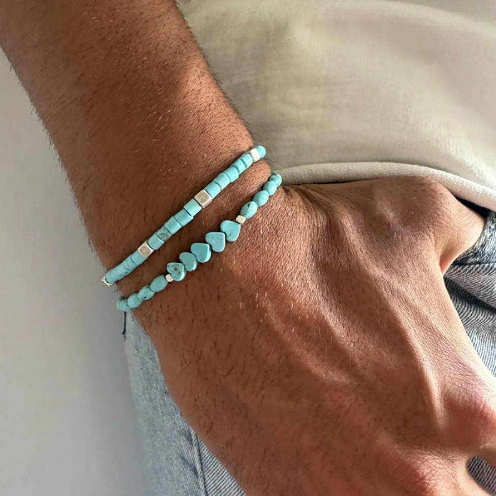 Micro-paved Zirconia Dice Bracelet Set