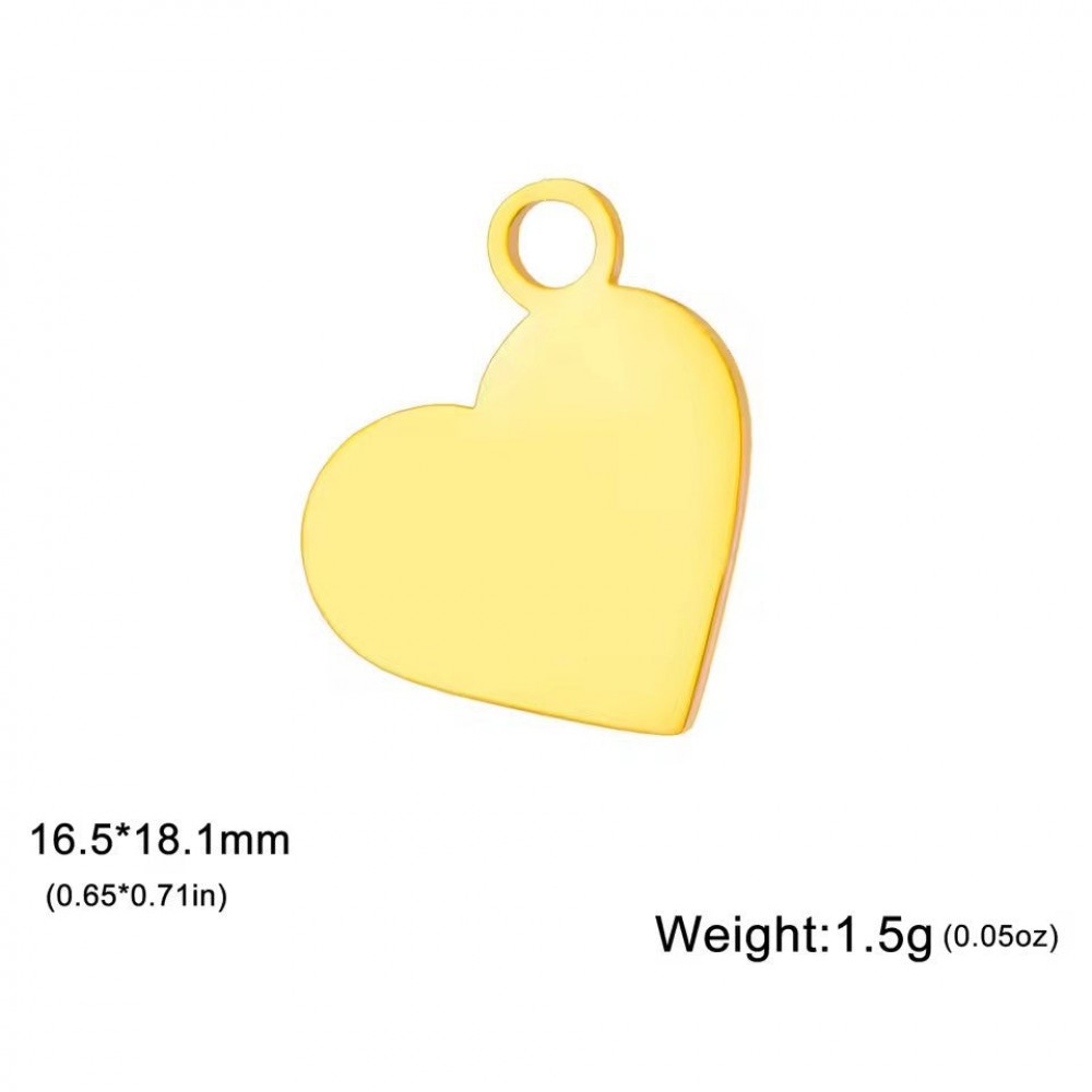 18k gold five-pointed star pendant handmade diy bracelet cha