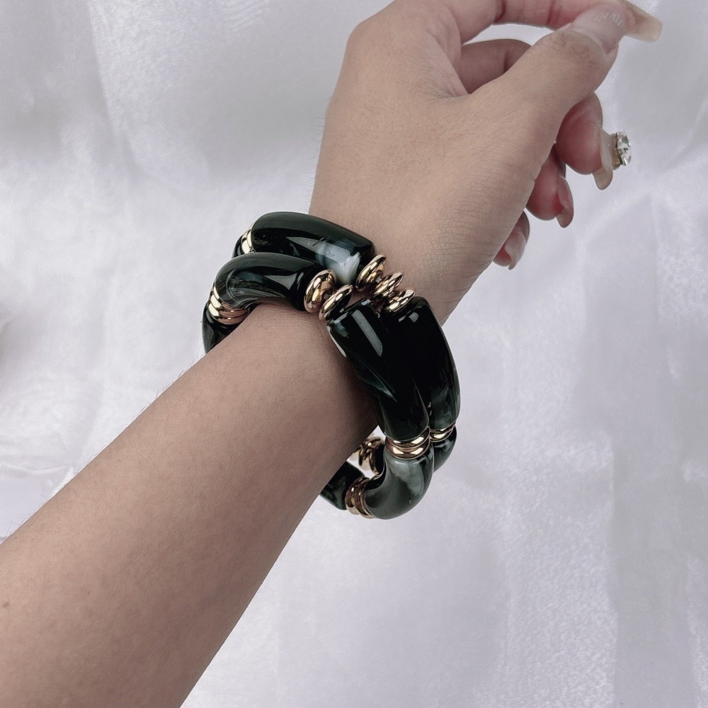 creative tube ball elastic bracelet