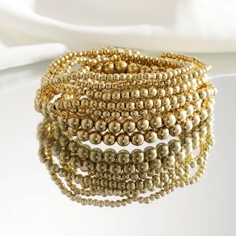 Niche creative design temperament beaded bracelet set sweet 