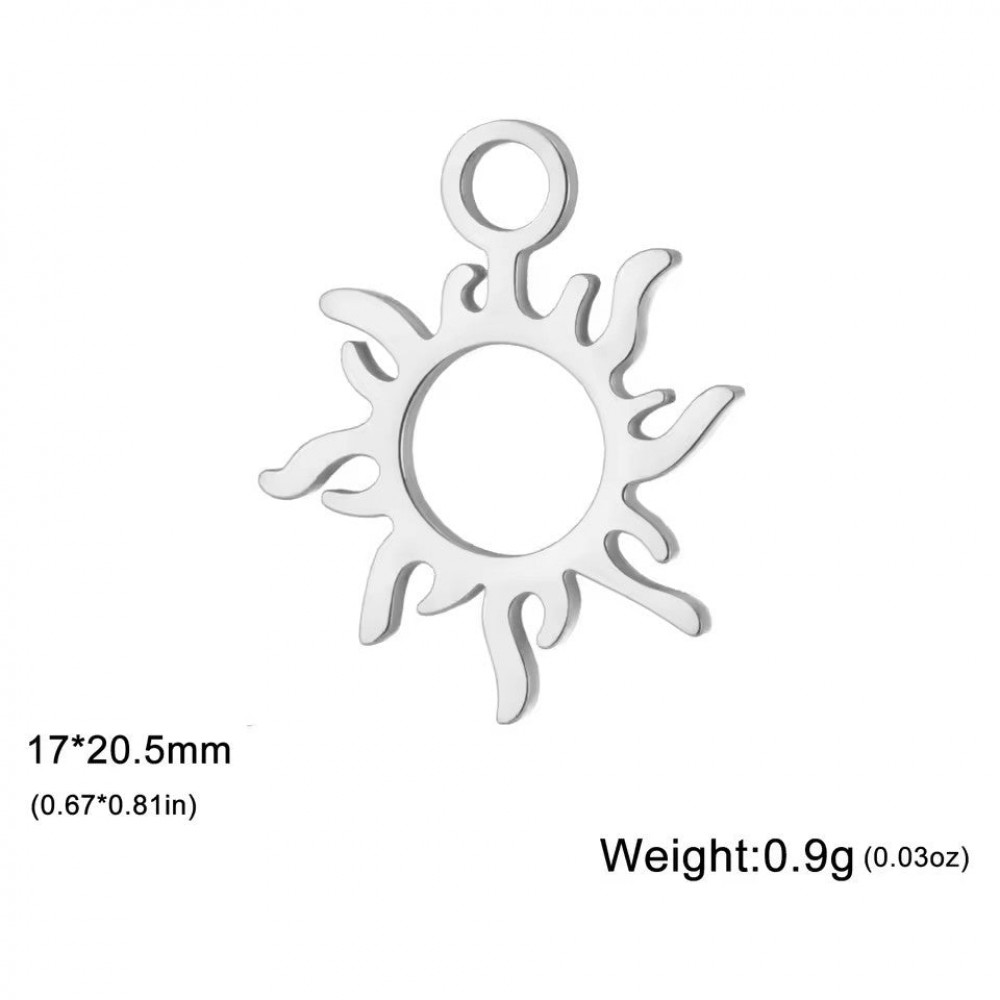 18k gold five-pointed star pendant handmade diy bracelet cha