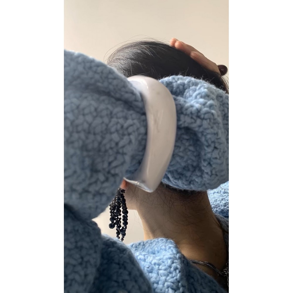 Vintage Acrylic Geometric Irregular Ring Resin Bracelet