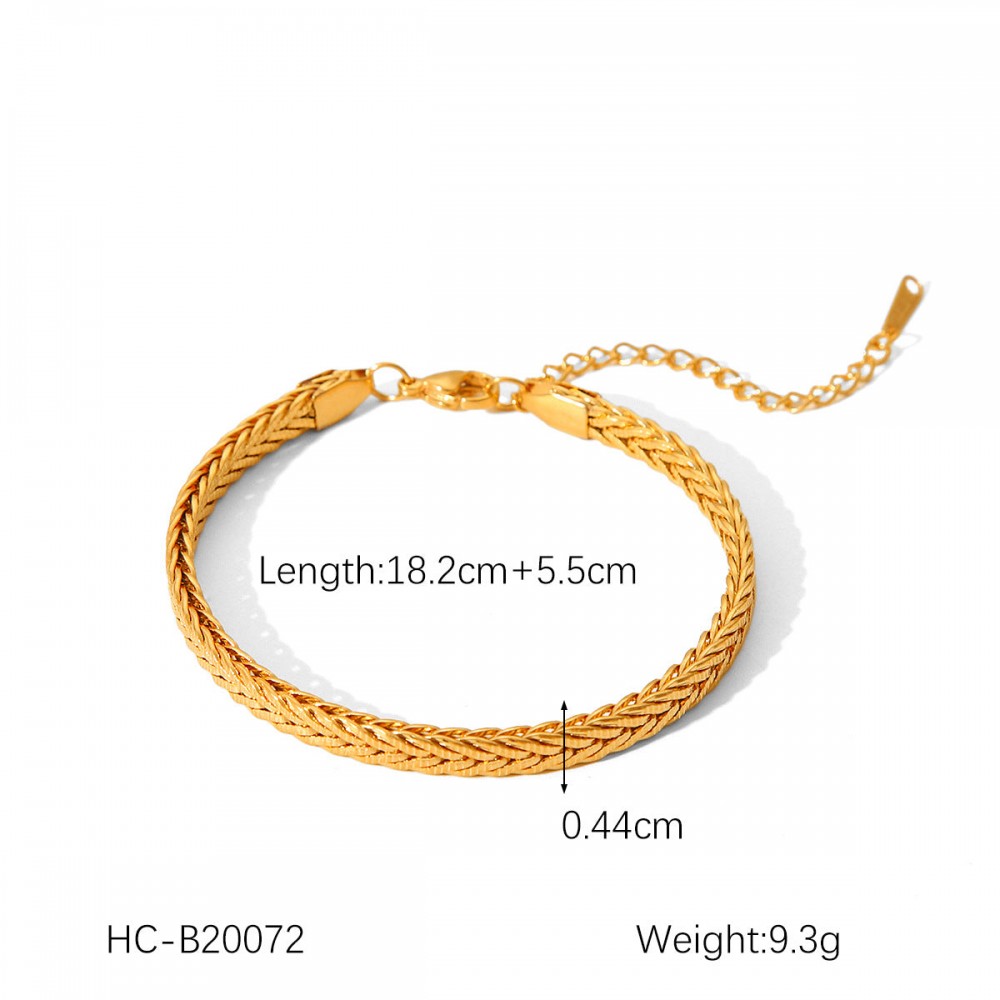Hot Selling 18K Gold Plated Bracelet Stainless Steel Bracele