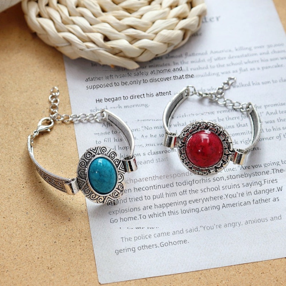 Colored Stone All-match Simple Bracelet