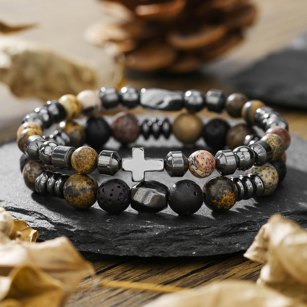 Micro-paved Zirconia Dice Bracelet Set