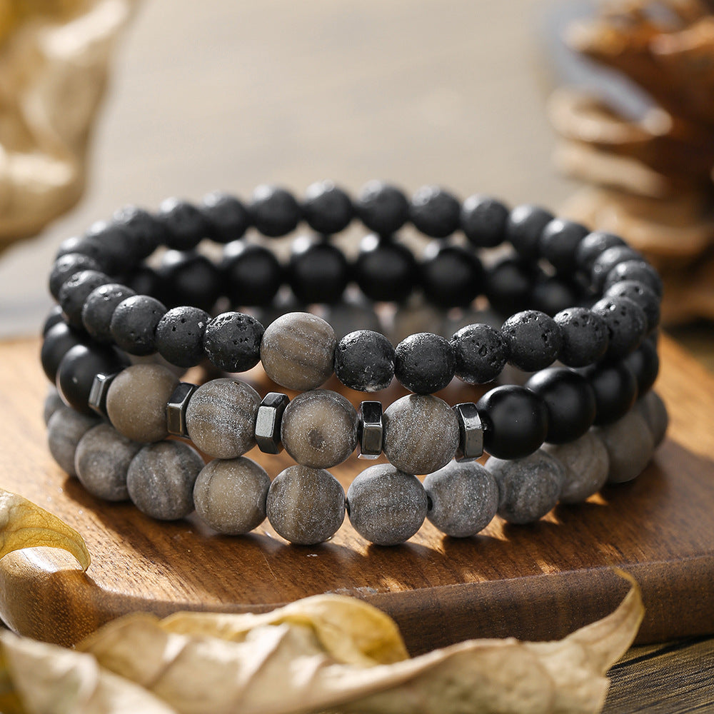 Micro-paved Zirconia Dice Bracelet Set