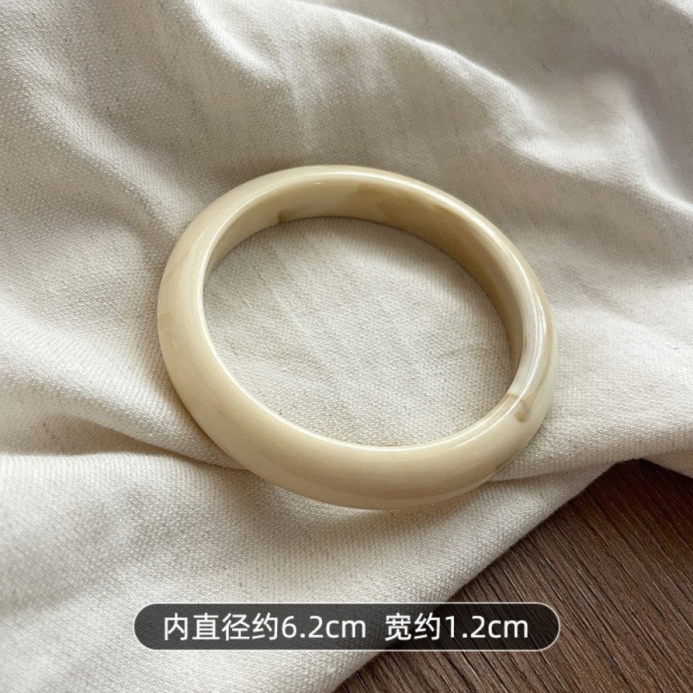Vintage Acrylic Geometric Irregular Ring Resin Bracelet