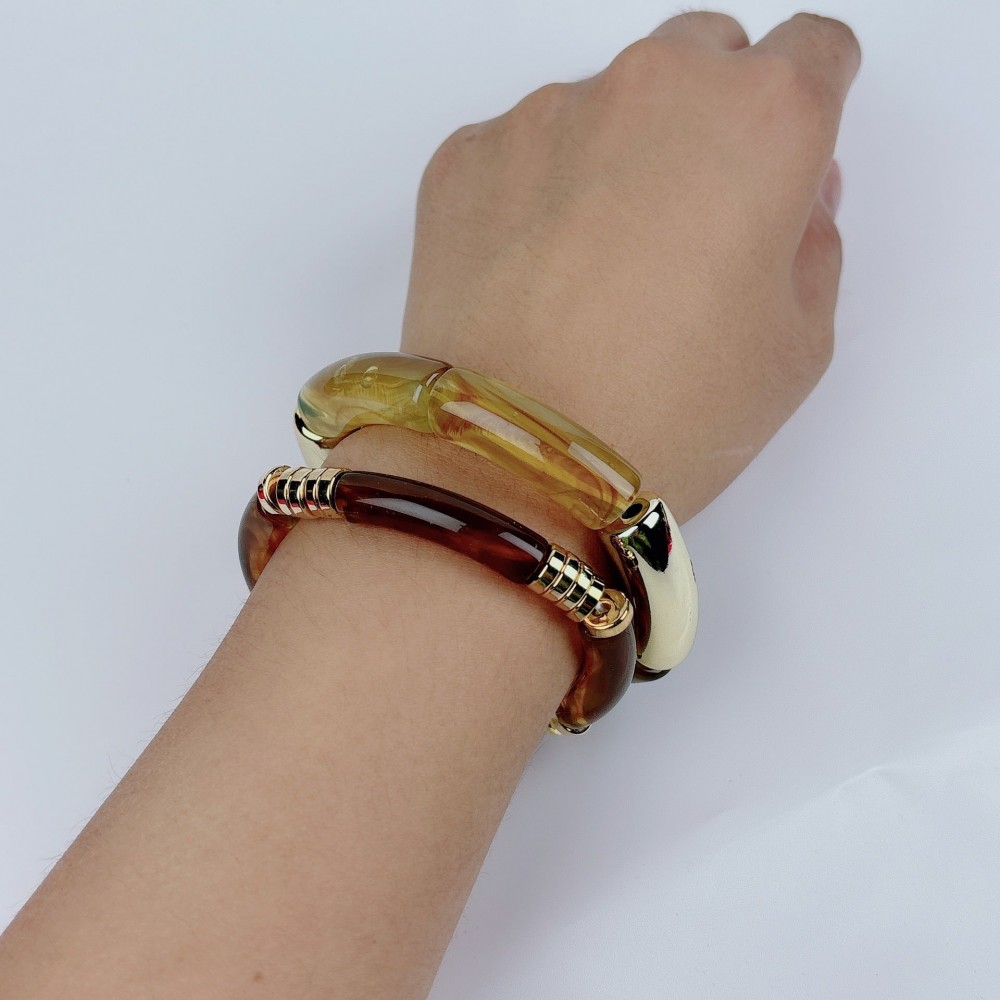 creative tube ball elastic bracelet