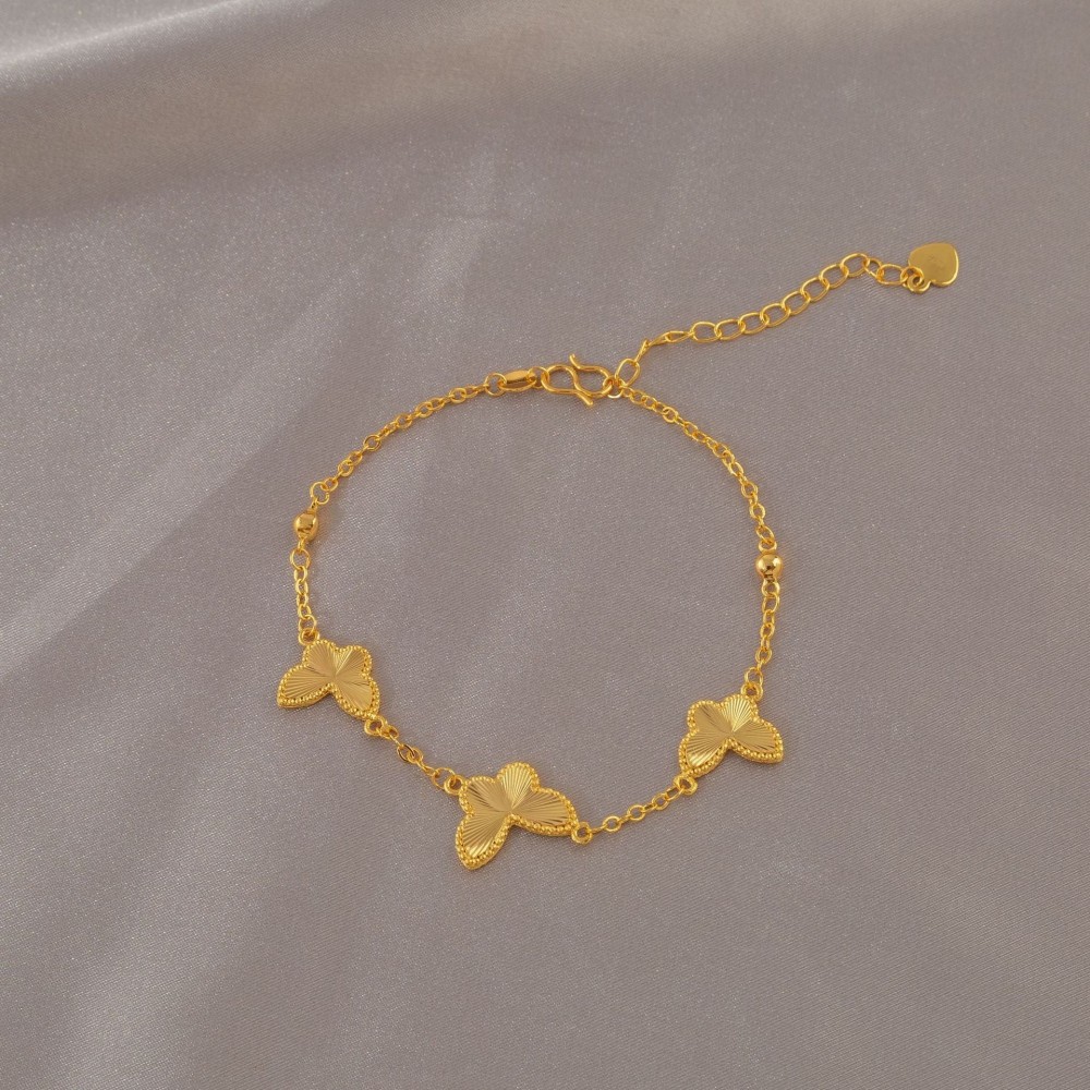 Sense Golden Double-sided Butterfly Bracelet