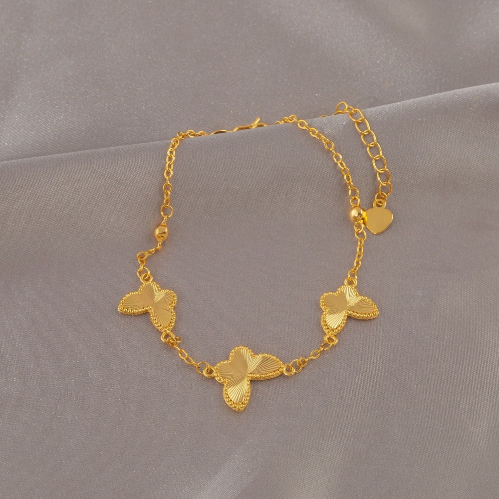 Sense Golden Double-sided Butterfly Bracelet