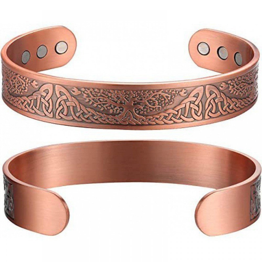 Vintage Alloy Bracelet Magnetic Therapy Hand Ring Fashion Ac