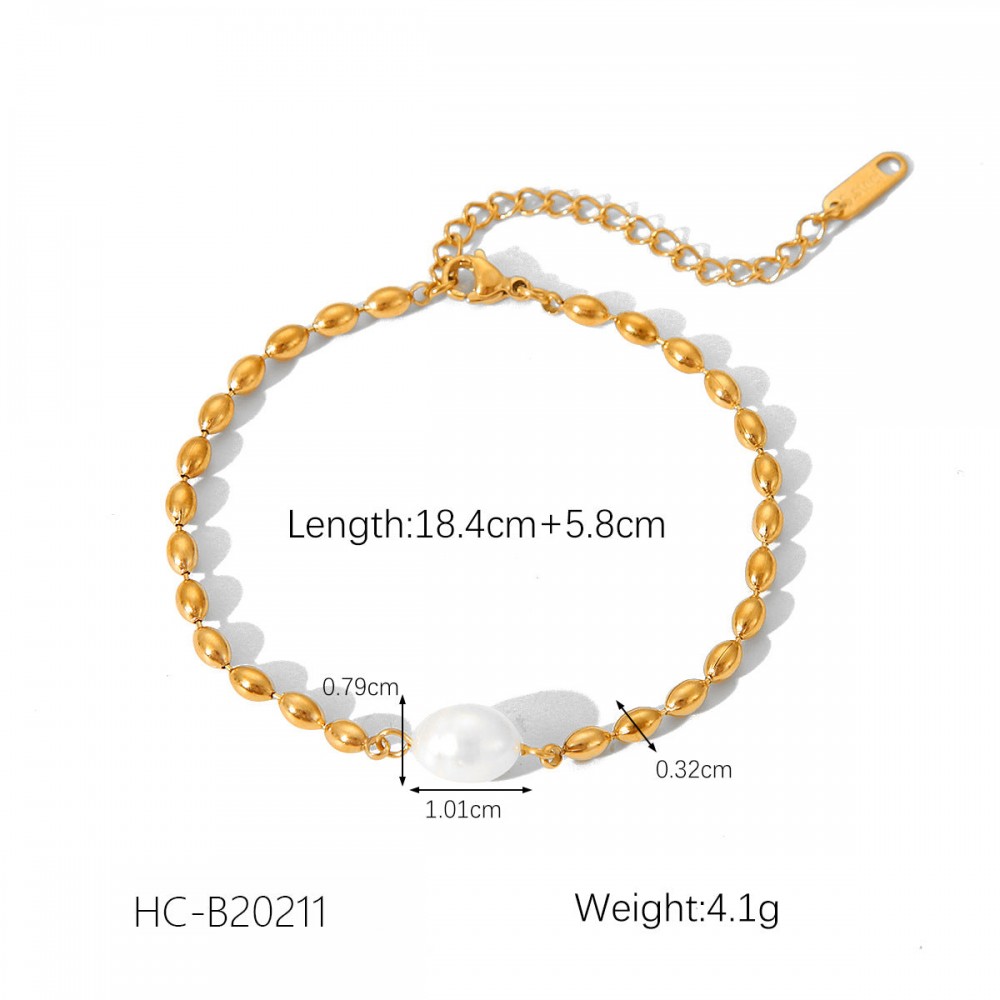 Hot Selling 18K Gold Plated Bracelet Stainless Steel Bracele