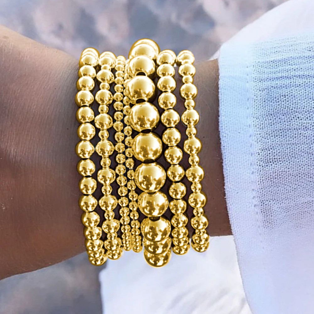 Niche creative design temperament beaded bracelet set sweet 