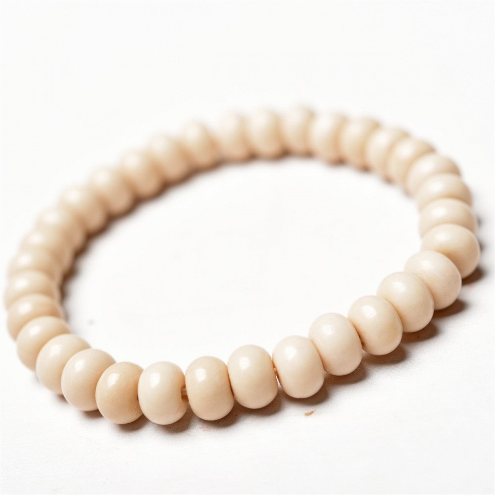 6mm natural stone abacus beads bracelet