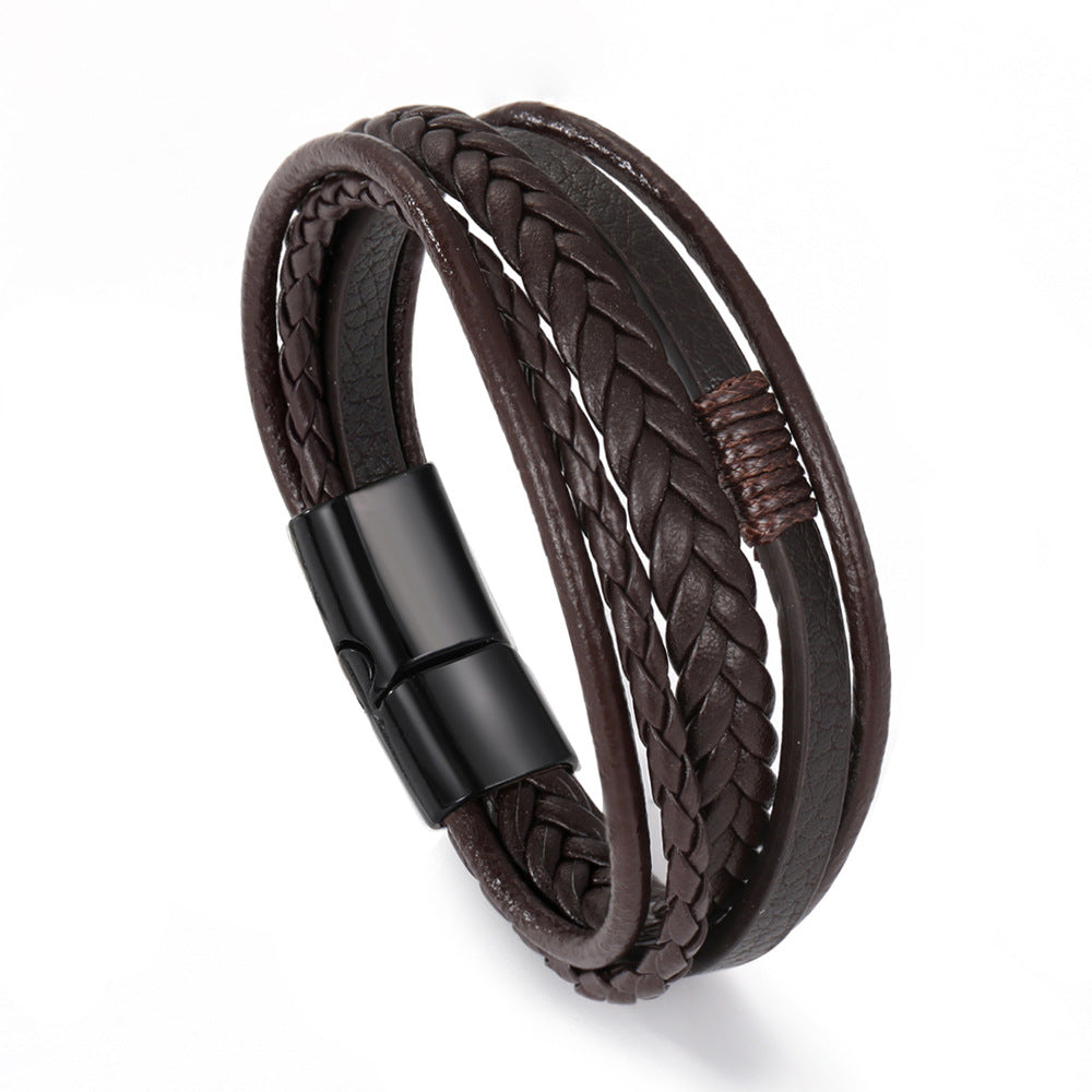 Vintage Men's Leather Bracelet