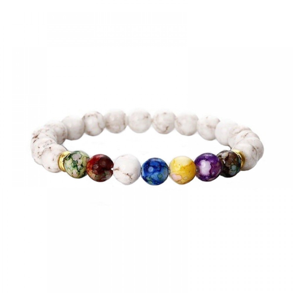 Natural Volcanic Stone Colorful Bracelet