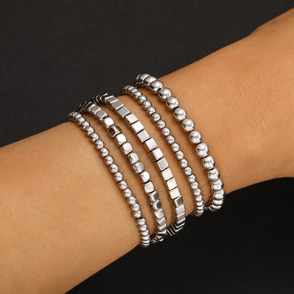 Niche creative design temperament beaded bracelet set sweet 