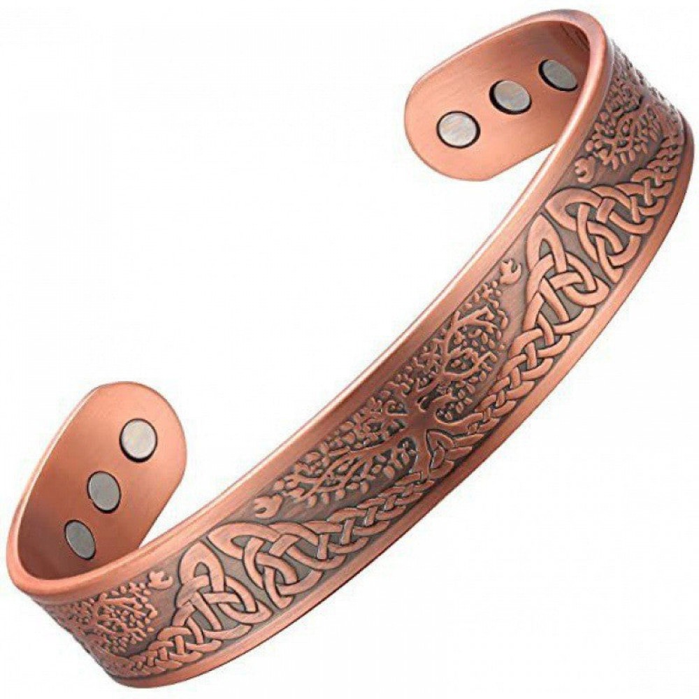 Vintage Alloy Bracelet Magnetic Therapy Hand Ring Fashion Ac