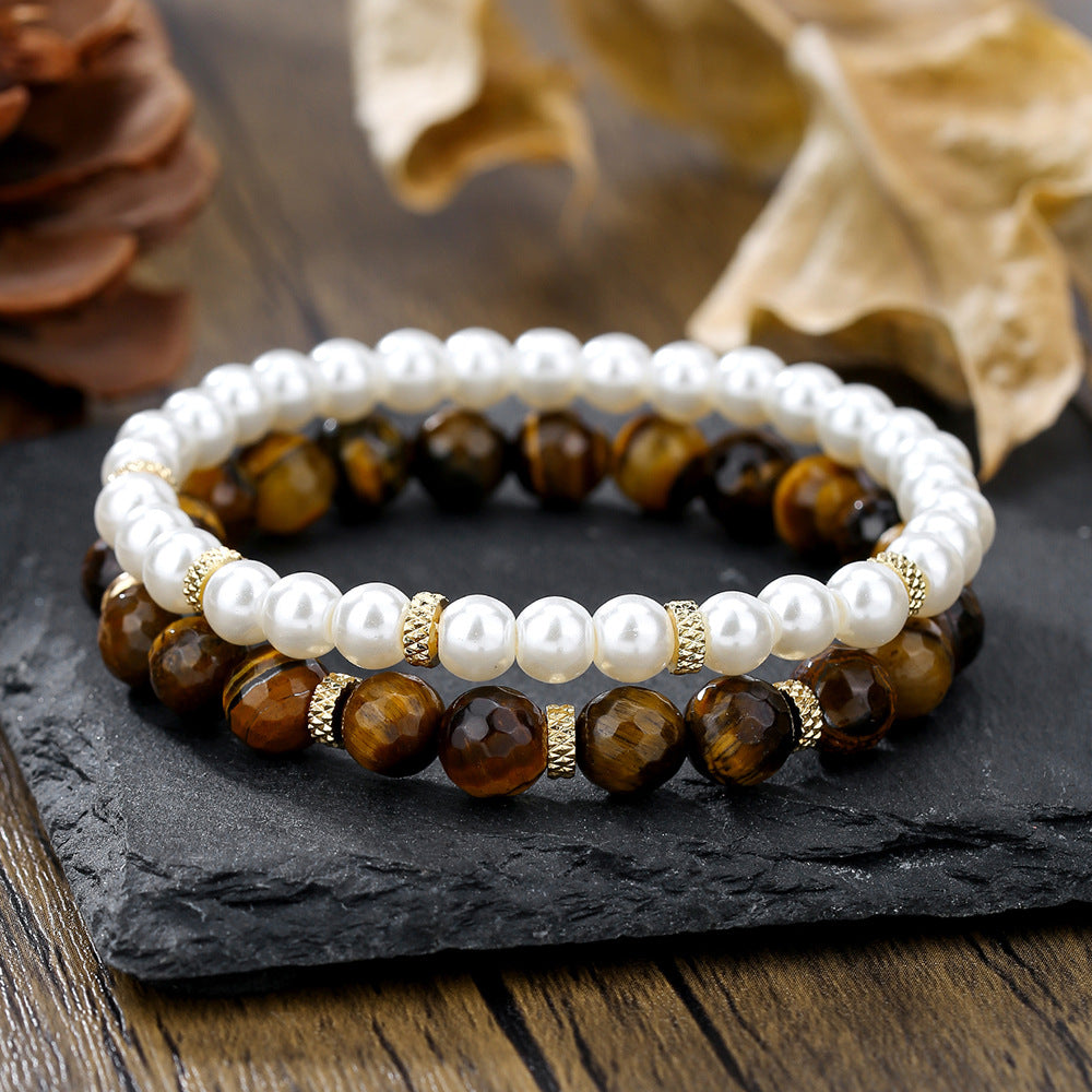 Micro-paved Zirconia Dice Bracelet Set