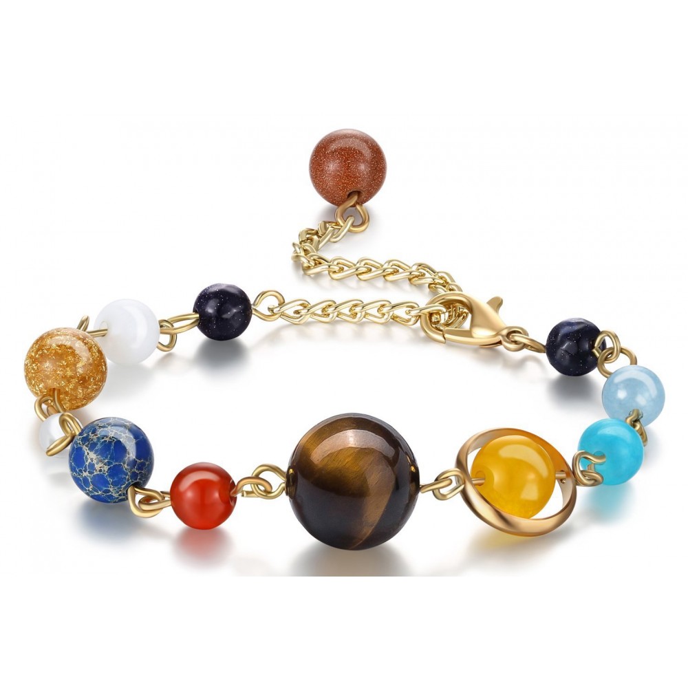 Eight Planets Onyx Bracelets OLY-BT-Yann013