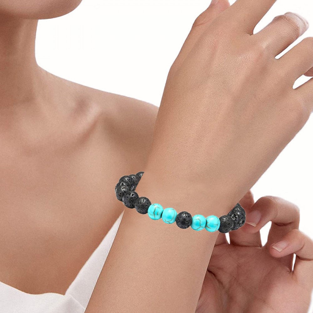 Turquoise Lava Bracelet