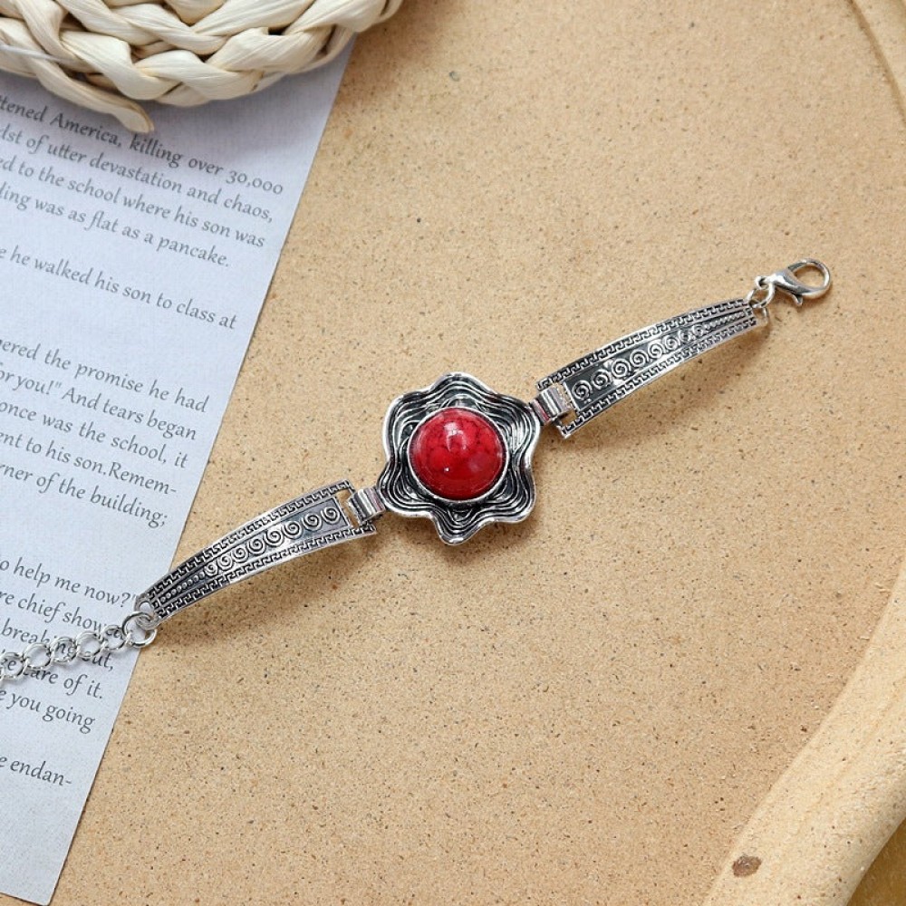 Colored Stone All-match Simple Bracelet