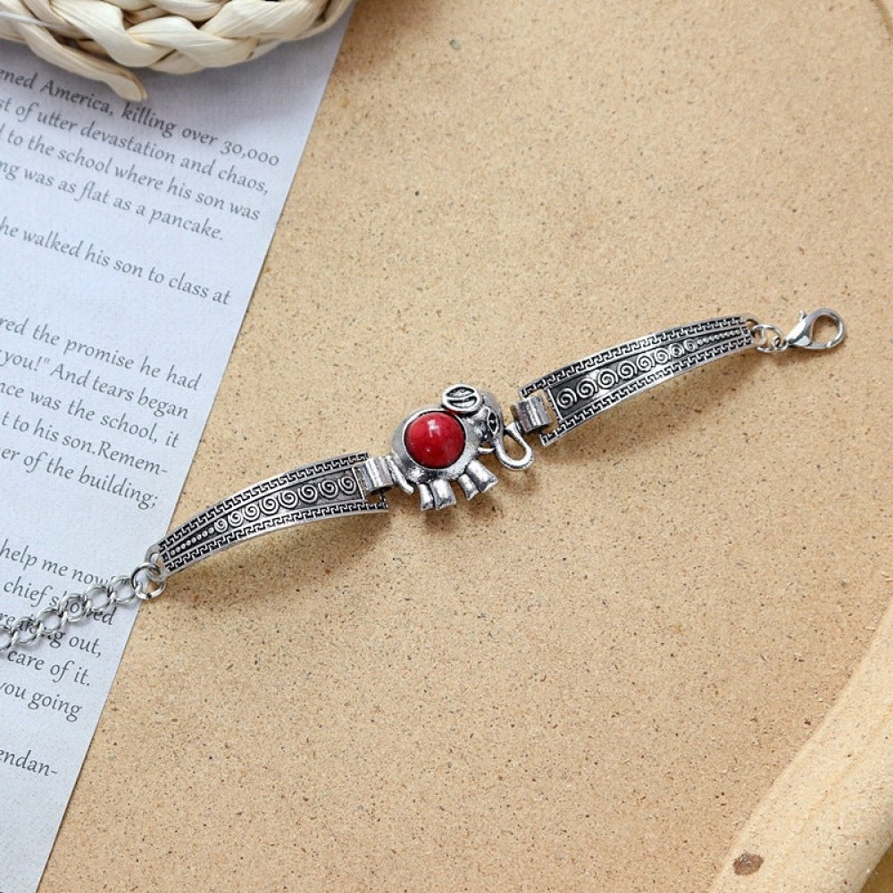 Colored Stone All-match Simple Bracelet