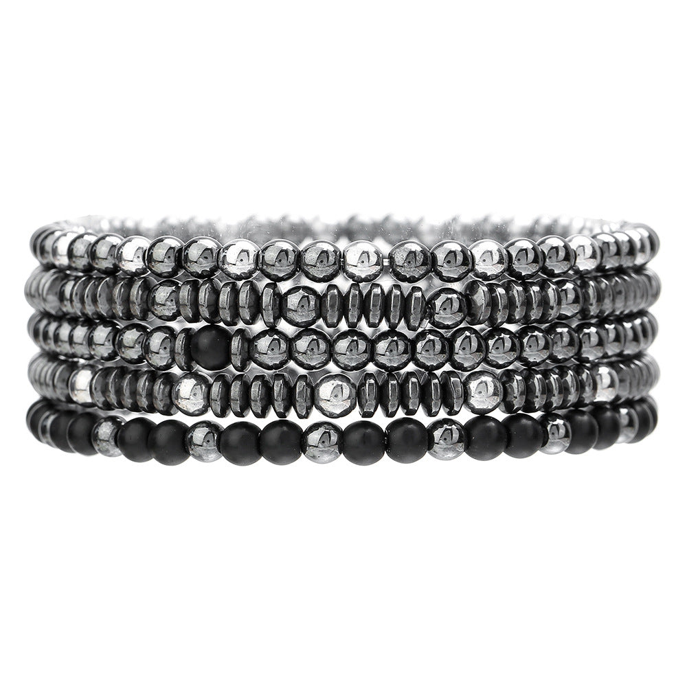 Micro-paved Zirconia Dice Bracelet Set