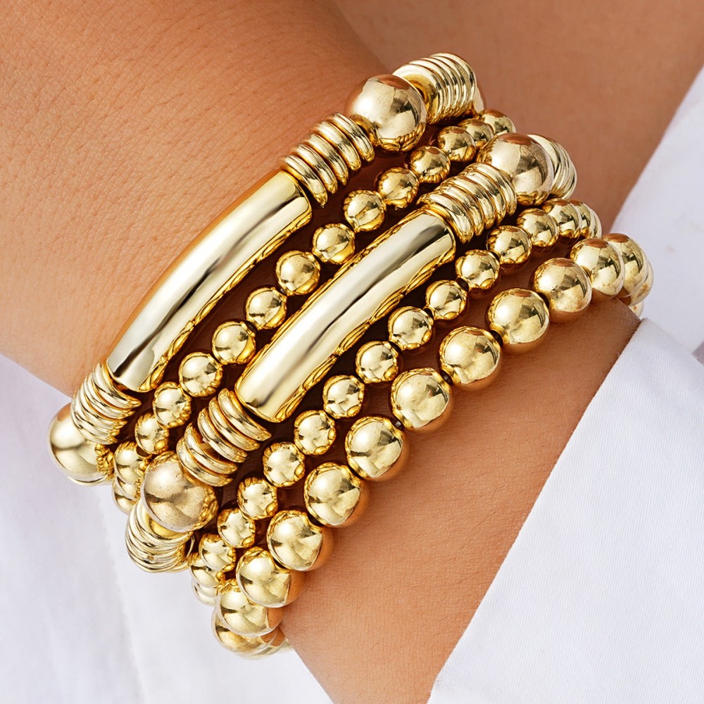 Niche creative design temperament beaded bracelet set sweet 
