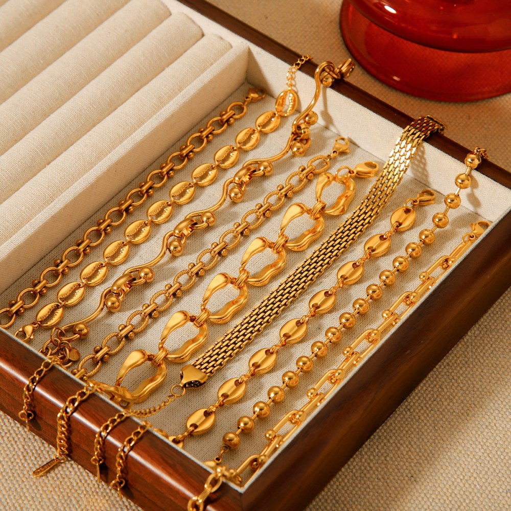 Hot Selling 18K Gold Plated Bracelet Stainless Steel Bracele