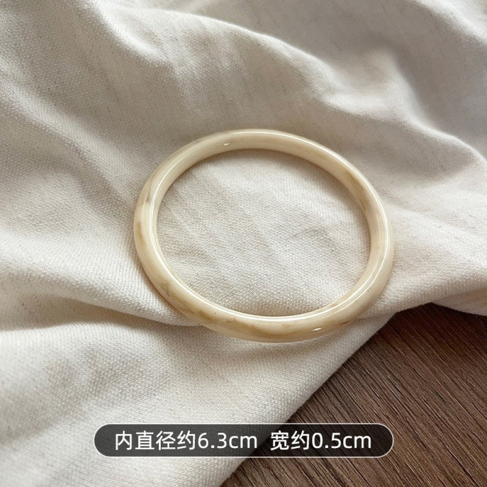 Vintage Acrylic Geometric Irregular Ring Resin Bracelet