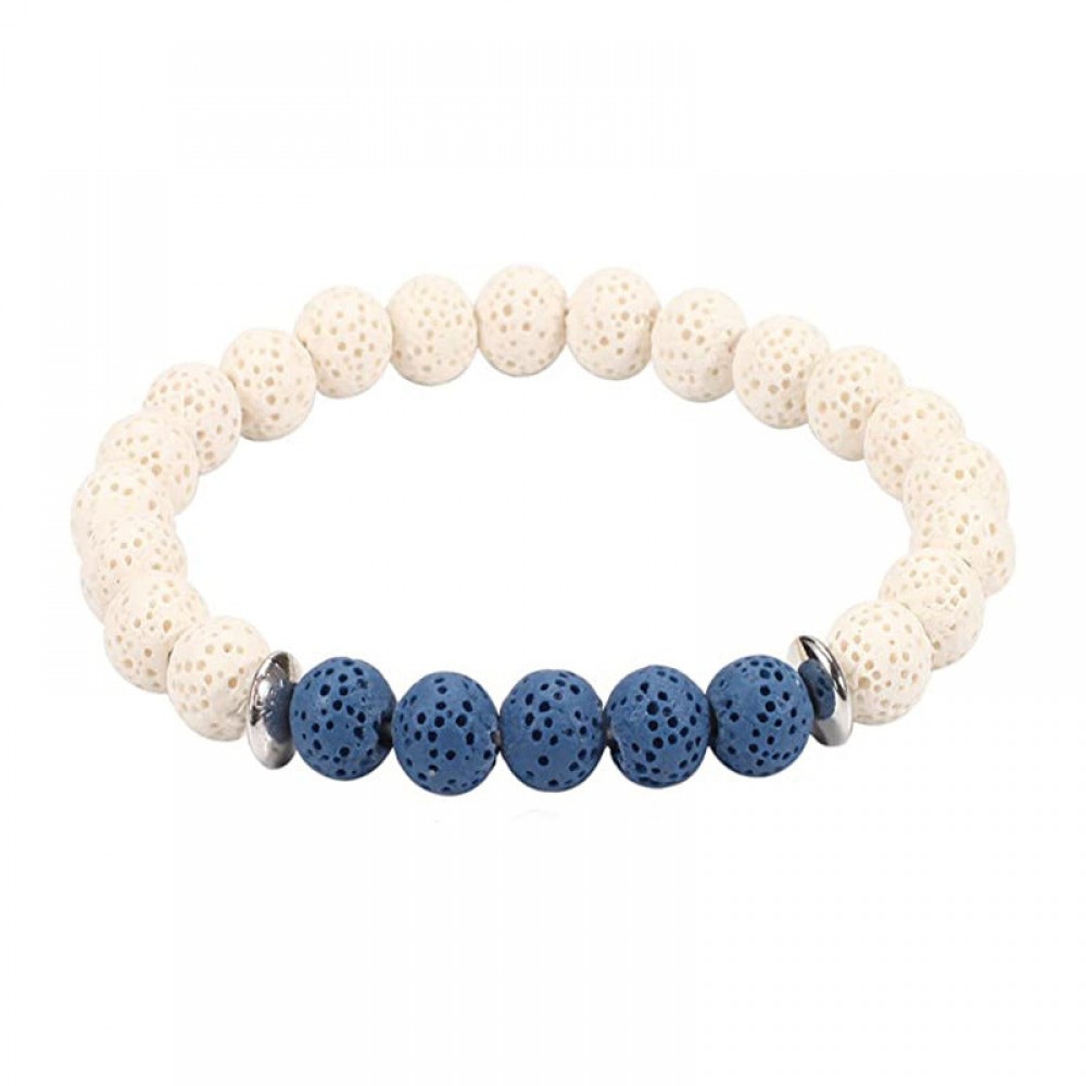 Black Gallstone Color Frosted Bracelet OLY-BT-LongR037