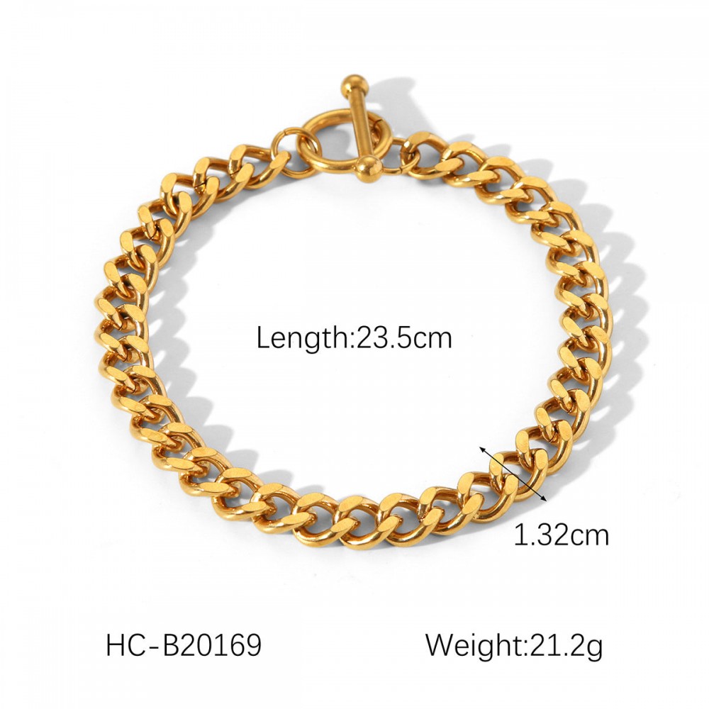 Hot Selling 18K Gold Plated Bracelet Stainless Steel Bracele