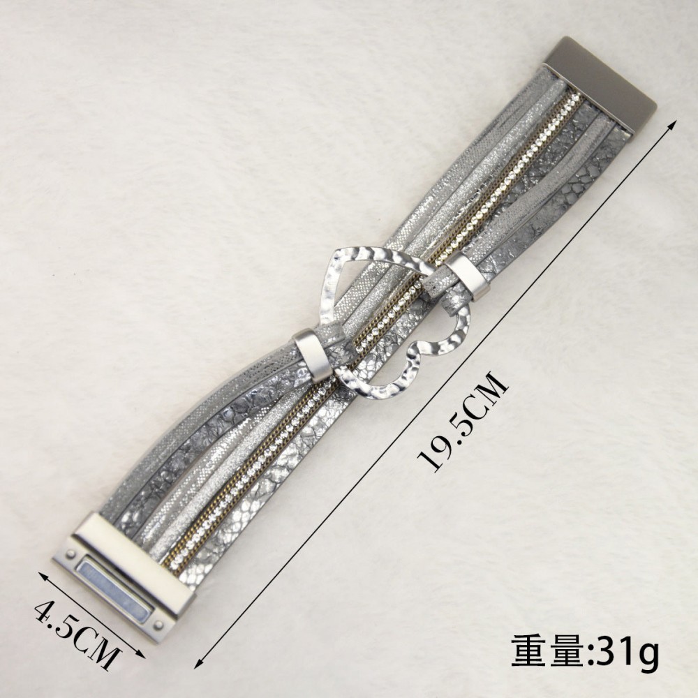 6pcs Exaggerated Heart Accessories Wrist Jewelry Magnetic Cl