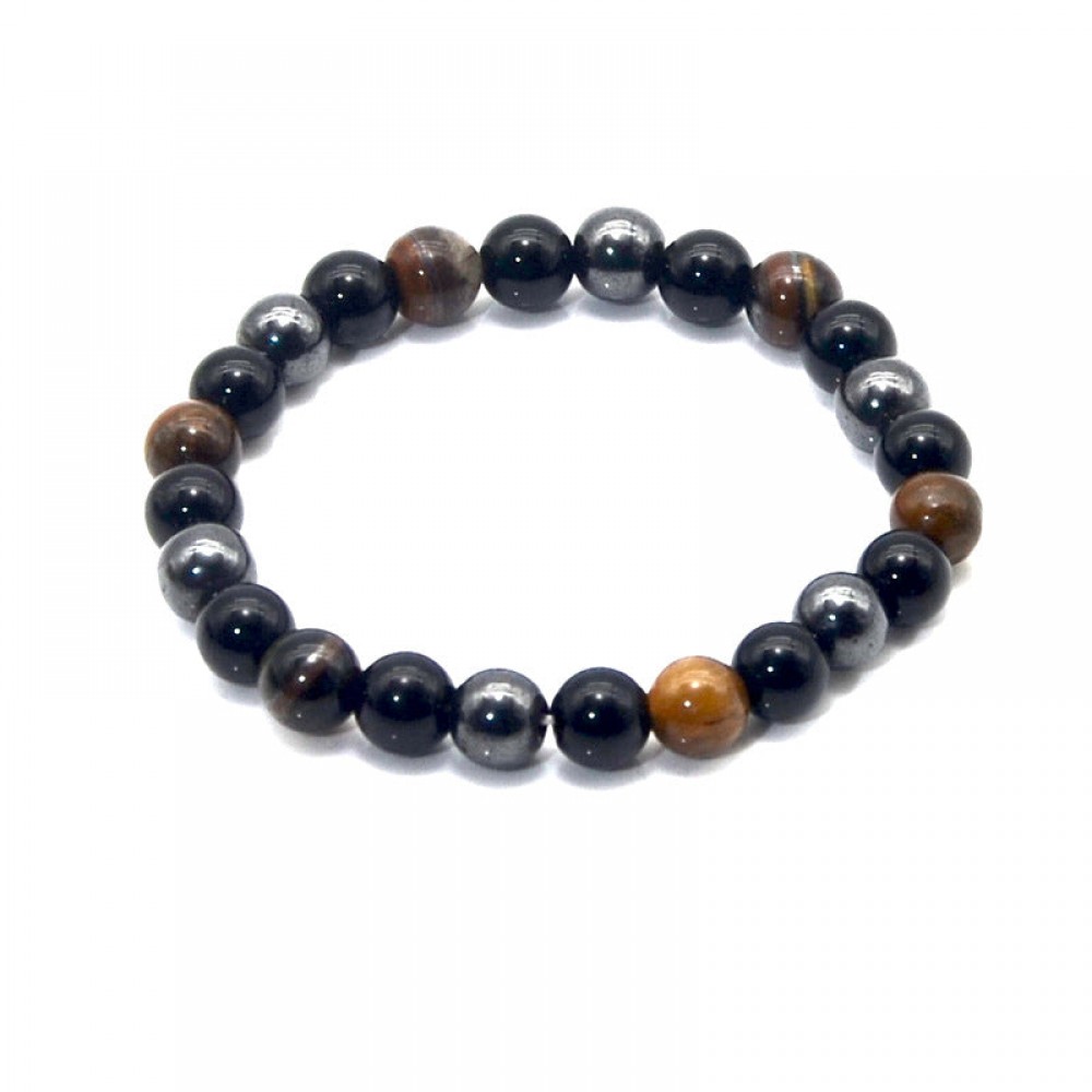 Natural Volcanic Stone Colorful Bracelet