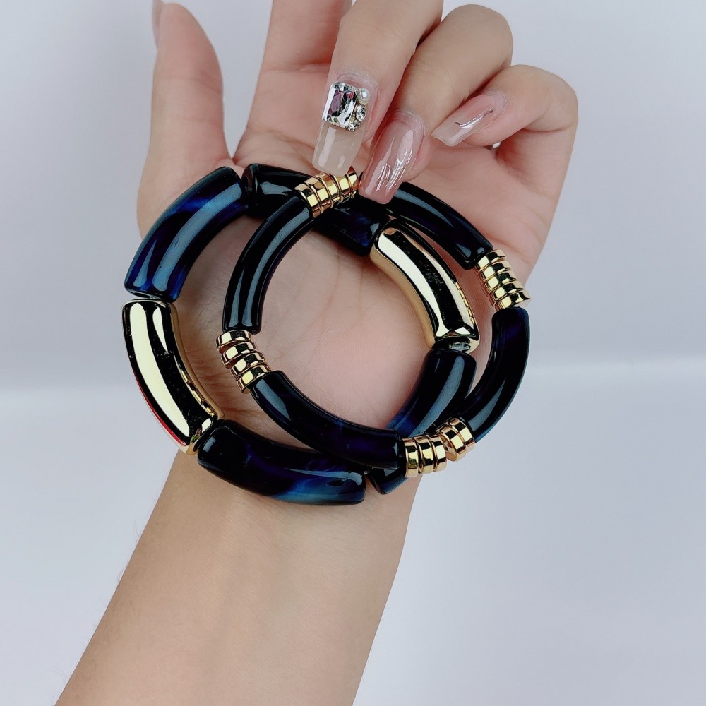 creative tube ball elastic bracelet