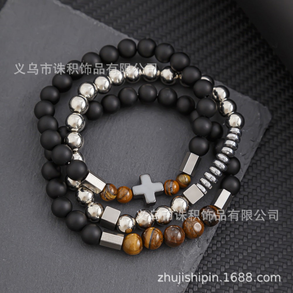 Micro-paved Zirconia Dice Bracelet Set