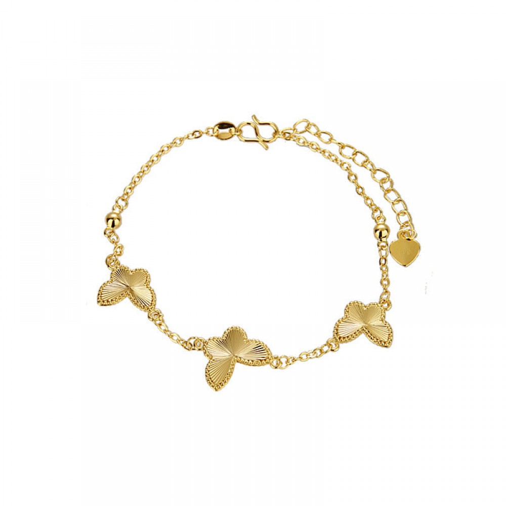 Sense Golden Double-sided Butterfly Bracelet
