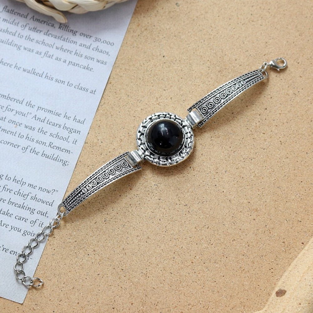 Colored Stone All-match Simple Bracelet